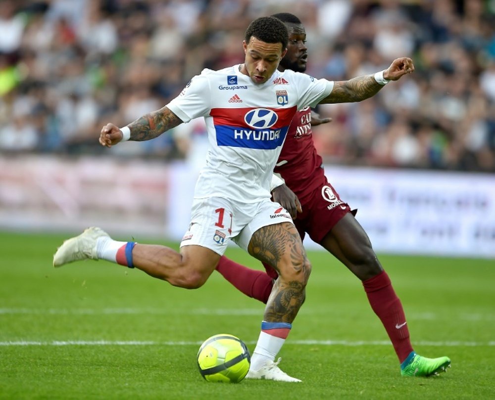 Depay scored one and assisted five. AFP