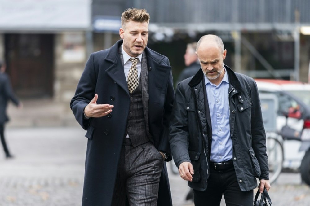 Nicklas Bendtner dropped his appeal against the sentence. AFP