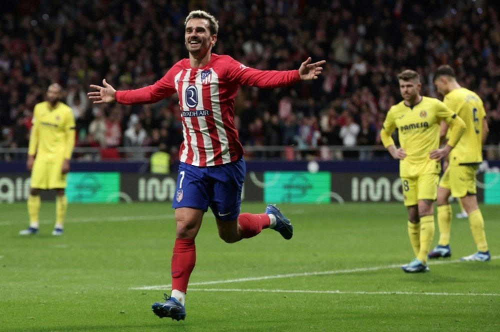Antoine Griezmann netted his 300th strike for club and country. AFP