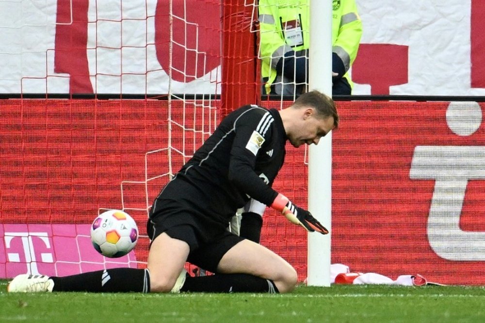 Manuel Neuer is under an injury cloud ahead of Saturday's trip to Bayer Leverkusen. AFP