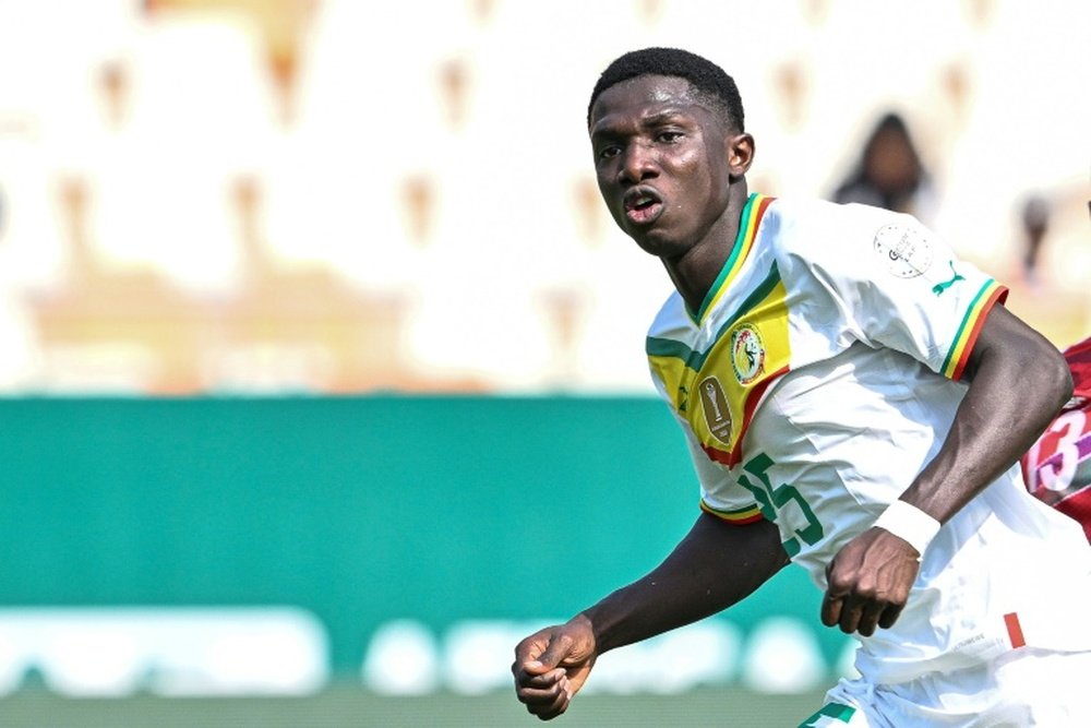 Lamine Camara scored twice for Senegal in their AFCON opener. AFP