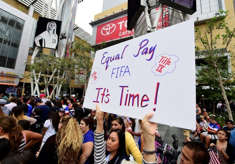 Men's team blasts US Soccer, backs women's equal pay fight. AFP