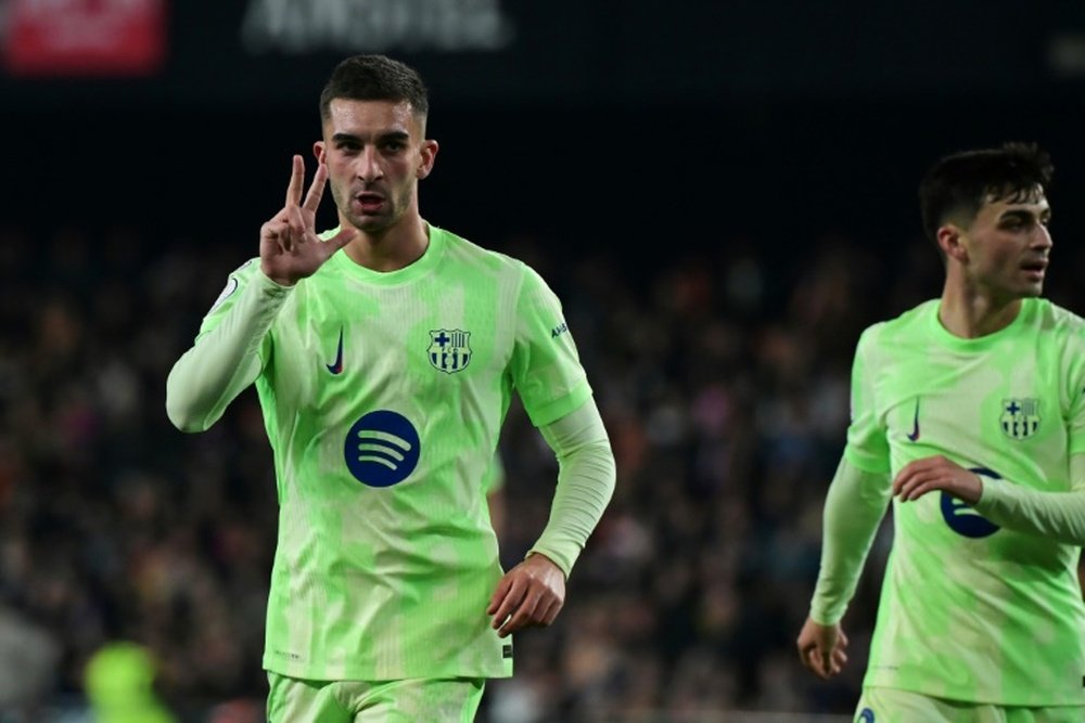 Barcelona routed Valencia 5-0 on Thursday. AFP