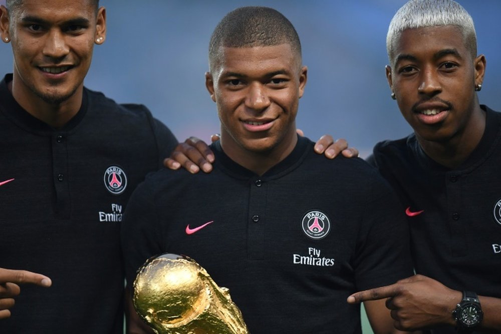 Mbappe is set to make his first appearance back with PSG following the World Cup. AFP