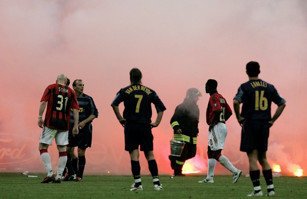 Inter have had the better of the three derbies played so far this season. AFP