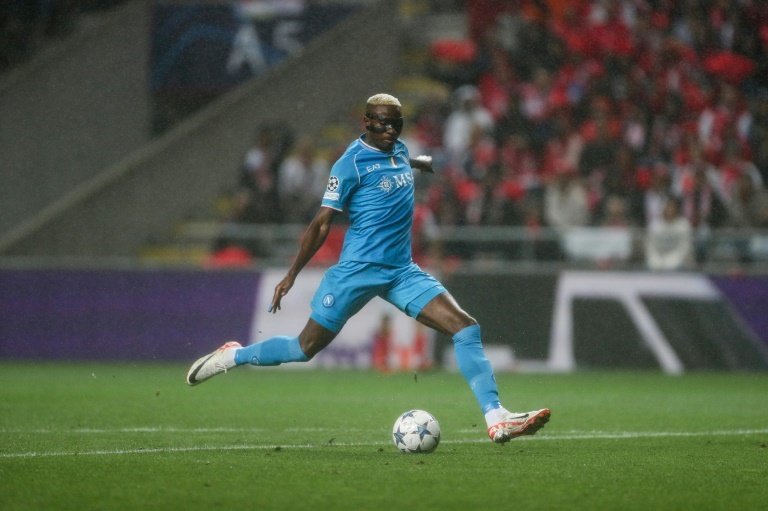 Osimhen's agent threatens Napoli with legal action over TikTok post. AFP