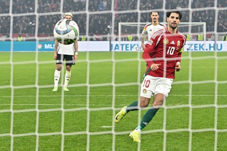 Last-gasp Szoboszlai penalty earns Hungary a draw with Germany