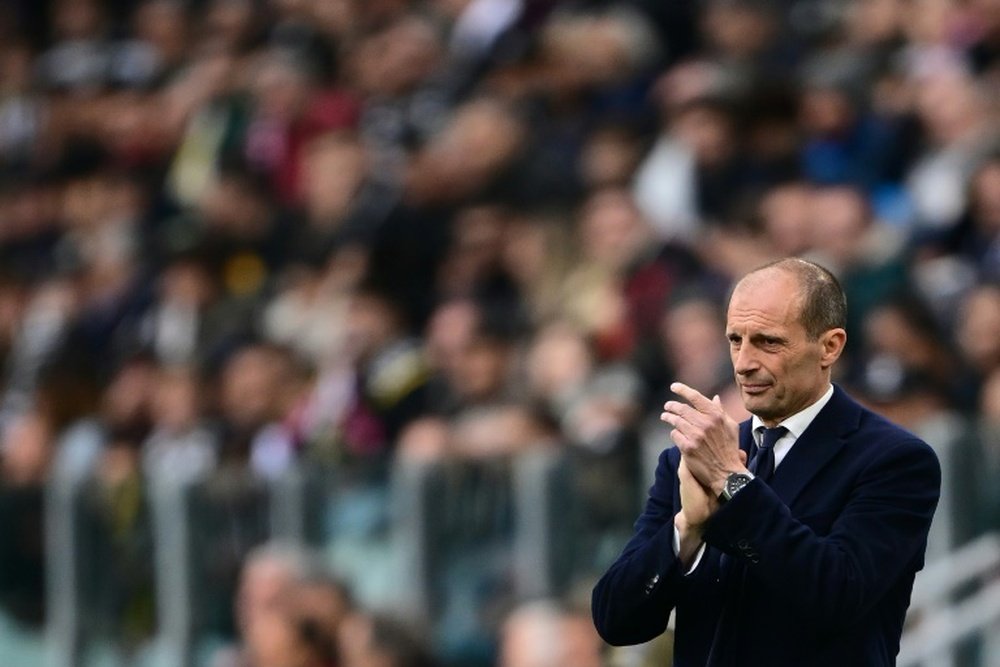 Allegri has returned to AC Milan after 11 years away. AFP