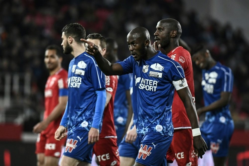 Defender Gouano was the target of racist abuse. AFP