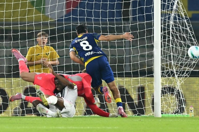 Serdar was denied a Verona winner by VAR. AFP