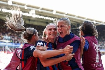 Patri Guijarro struck twice as Barcelona produced a stunning comeback to beat Wolfsburg 3-2 and clinch a second Women's Champions League trophy on Saturday.