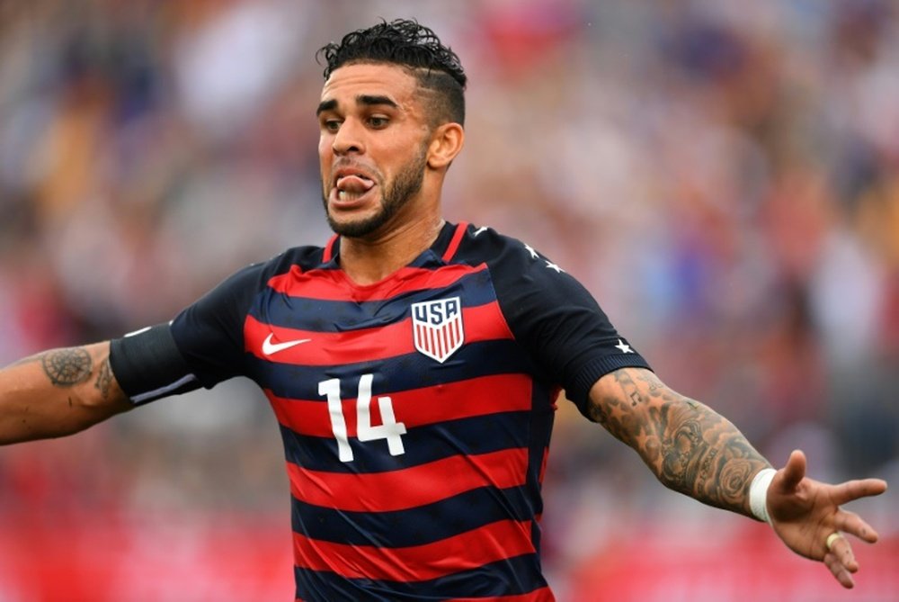 English-born striker Dom Dwyer