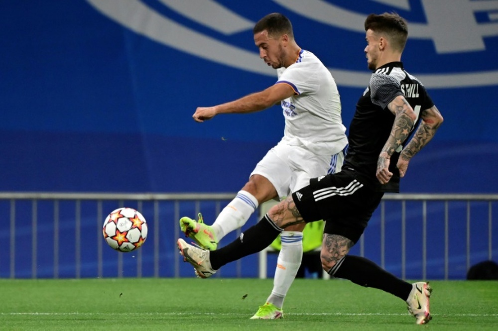 Eden Hazard is yet to score in 11 appearances for Real Madrid this season. AFP