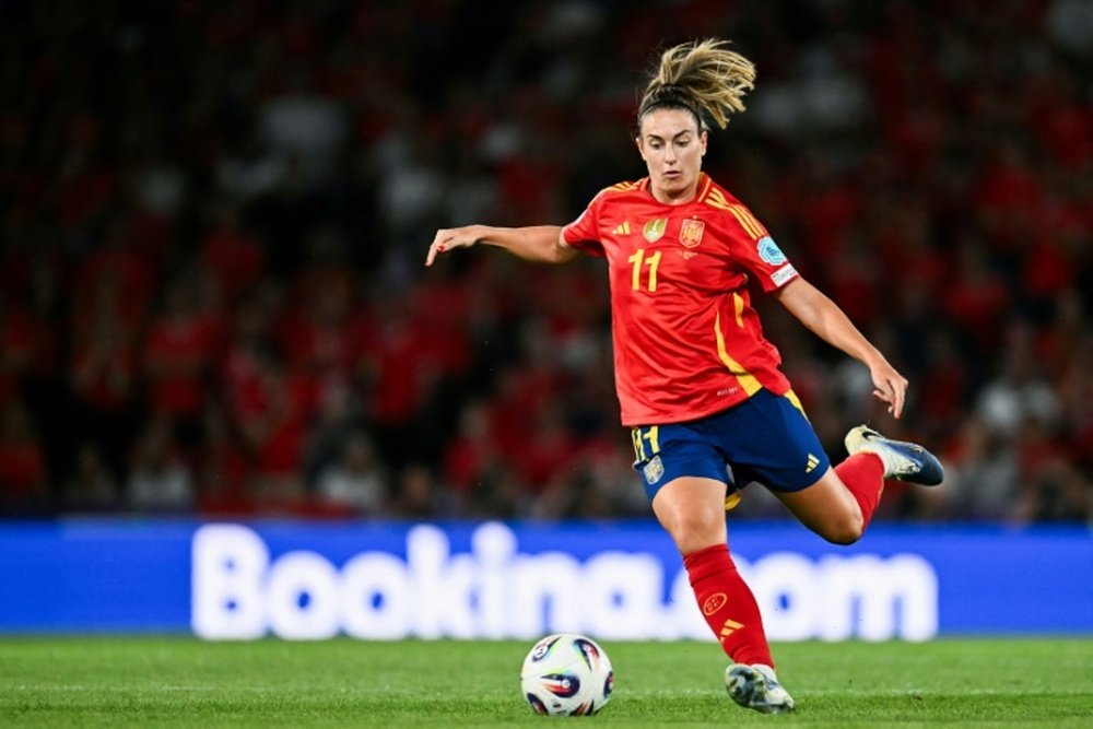 Spain take on Germany in the semi-finals of the Women's Euros on Wednesday. AFP