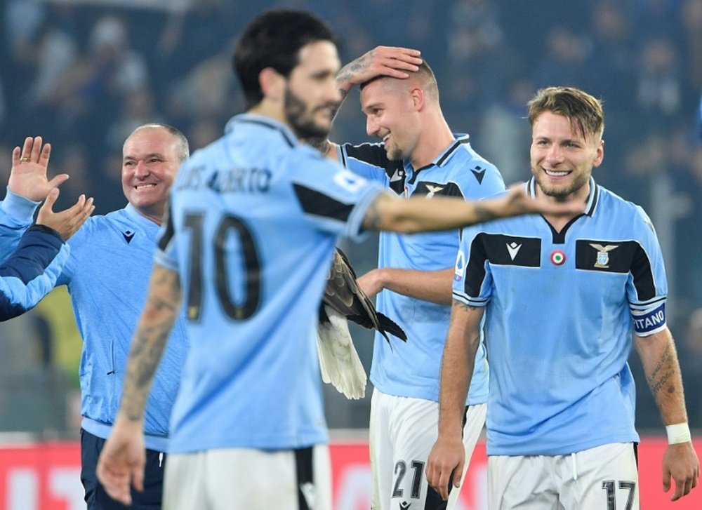 Lazio won again. AFP