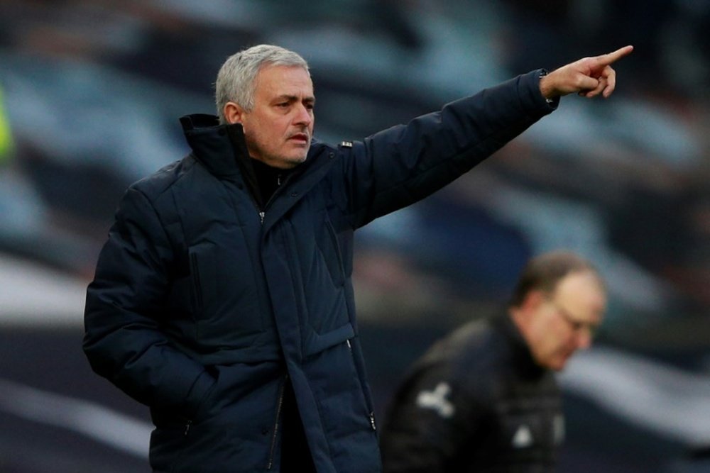 Tottenham boss Jose Mourinho spoke about the game. AFP