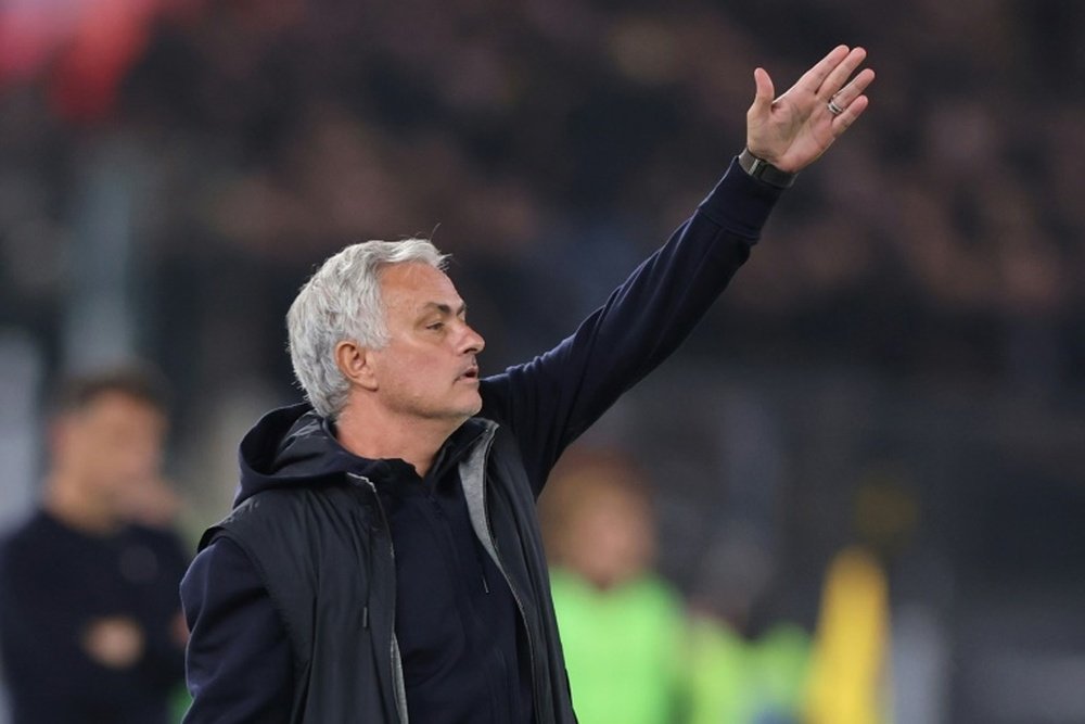 Mourinho is into his third campaign in charge in the Italian capital. AFP