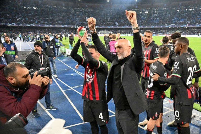 Milan are in the last four of the Champions League for the first time since 2007. AFP