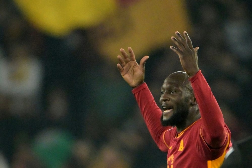Romelu Lukaku was racially abused by Lazio fans on Wednesday night. AFP