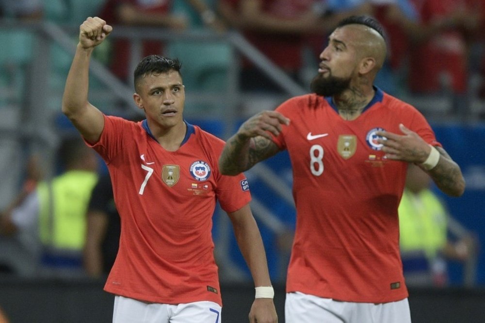 Sanchez sends Chile into Copa America quarter-finals. AFP