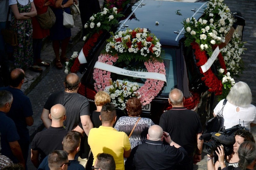 Jose Antonio Reyes was laid to rest this Monday in his home town. AFP
