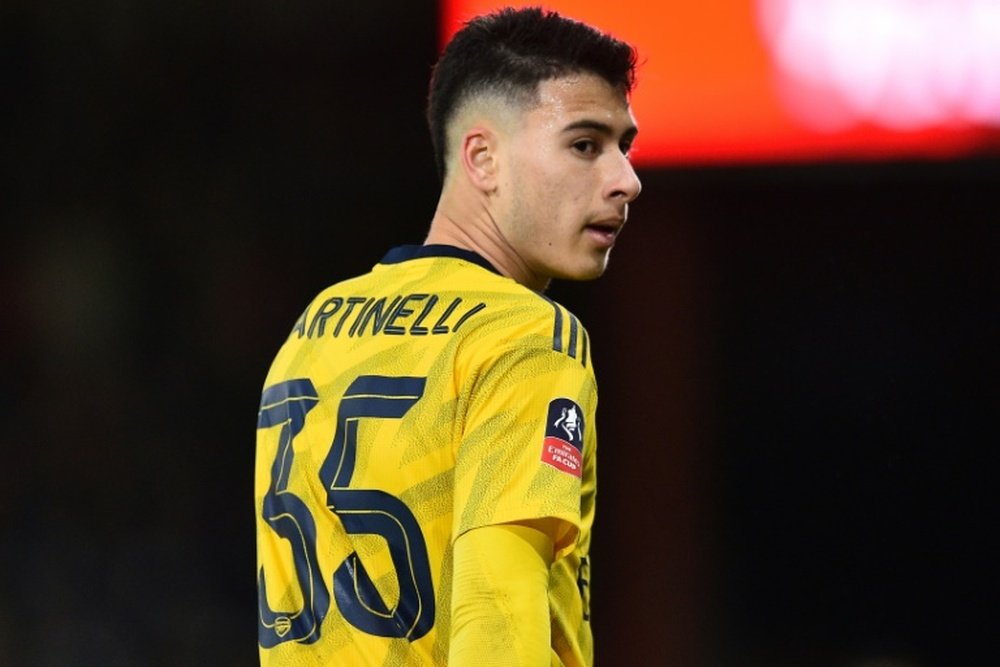 Arsenal's Martinelli ruled out until end of 2020