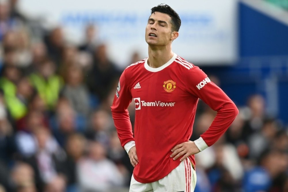 Ronaldo wants to leave United. AFP