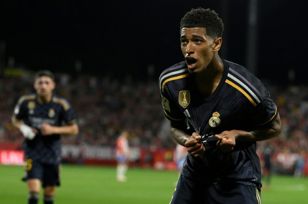 Bellingham netted with 20 minutes remaining to seal Madrid's victory. AFP