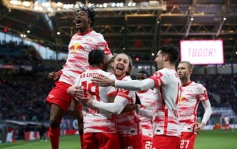 Leipzig beat Hoffenheim. AFP