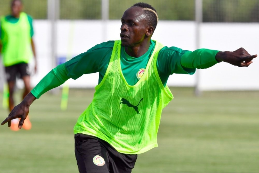 Mane is Senegal's star man. AFP