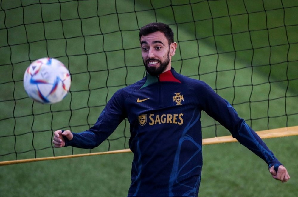 Bruno Fernandes' rise to professional football has been very interesting. AFP