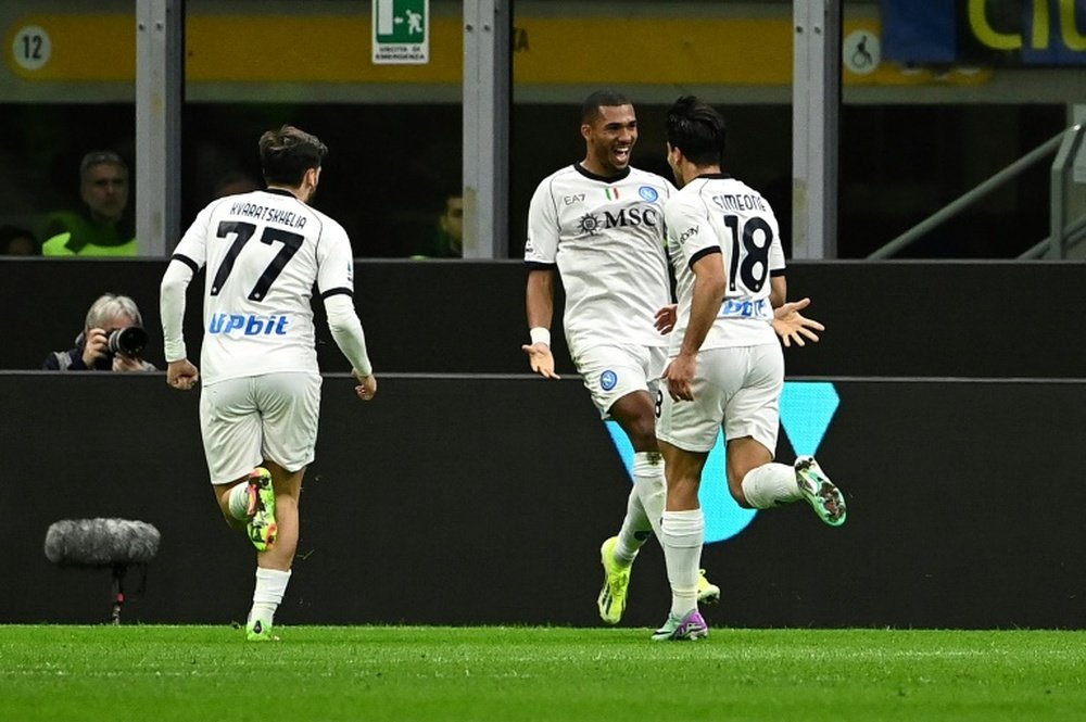 Napoli are trying to get back into the Champions League. AFP