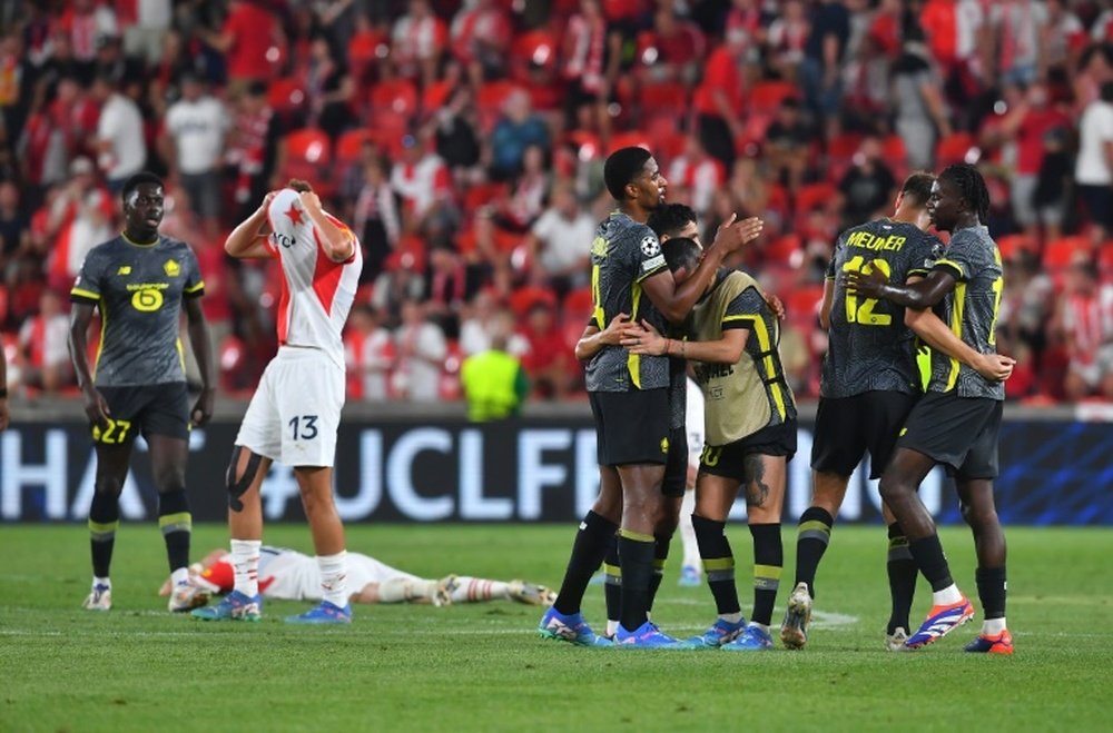 Lille are the fourth French club to qualify for the Champions League. AFP