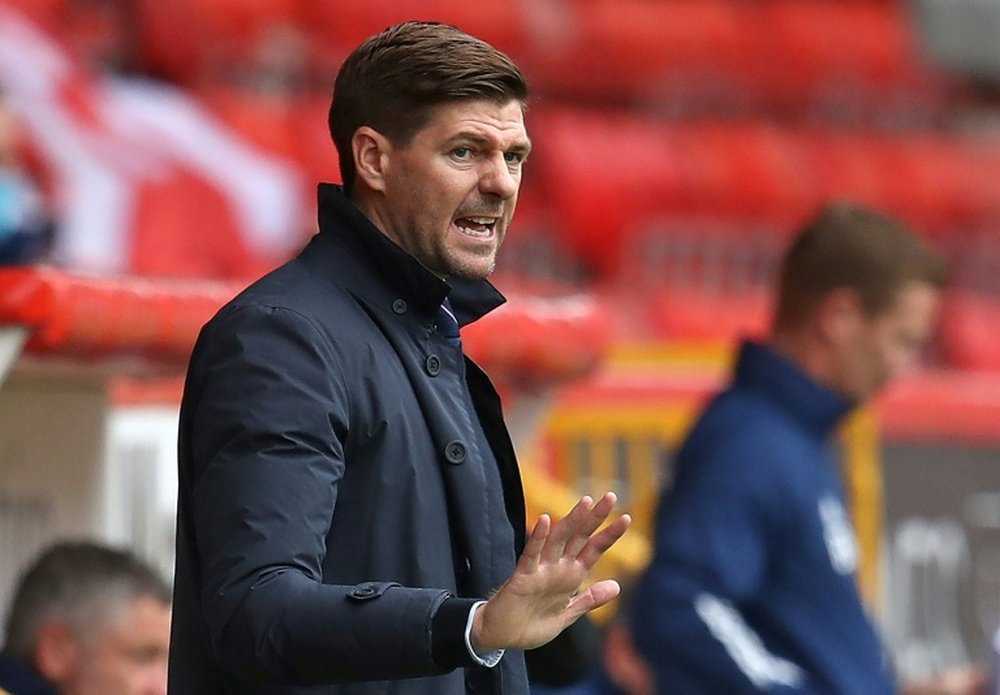 Rangers boss Gerrard confirms five players broke Covid rules. AFP