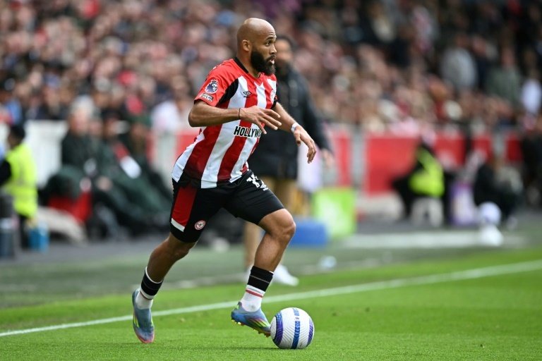 Manchester United are set to sign Brentford winger Bryan Mbeumo. AFP