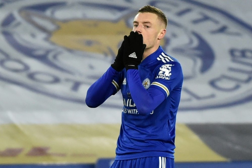 Brendan Rodgers hopes Jamie Vardy will heal quickly. AFP