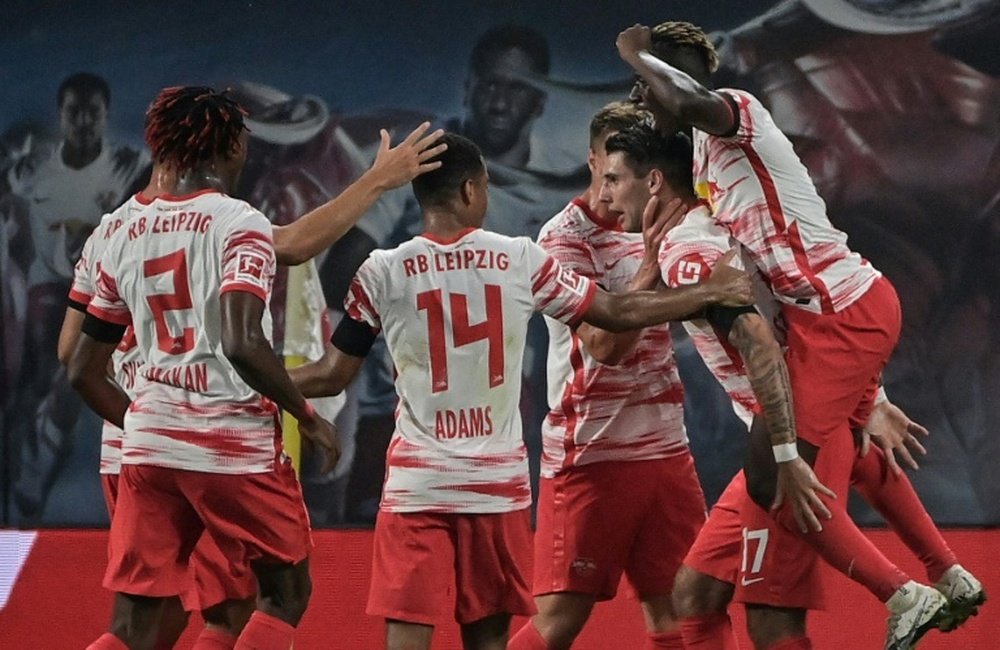 Leipzig's first Bundesliga win. AFP