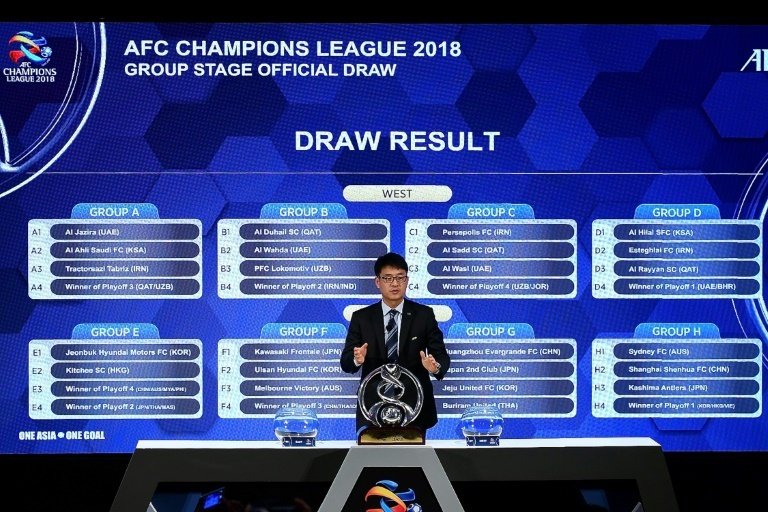 Shenhua face a tough test in the 2018 Asian Champions League. AFP