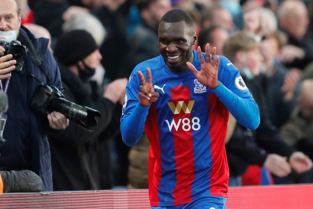 Benteke says he is proud to commit his future with Crystal Palace. AFP