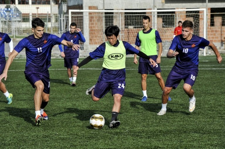 Japanese footballers are flocking to Montenegro. AFP