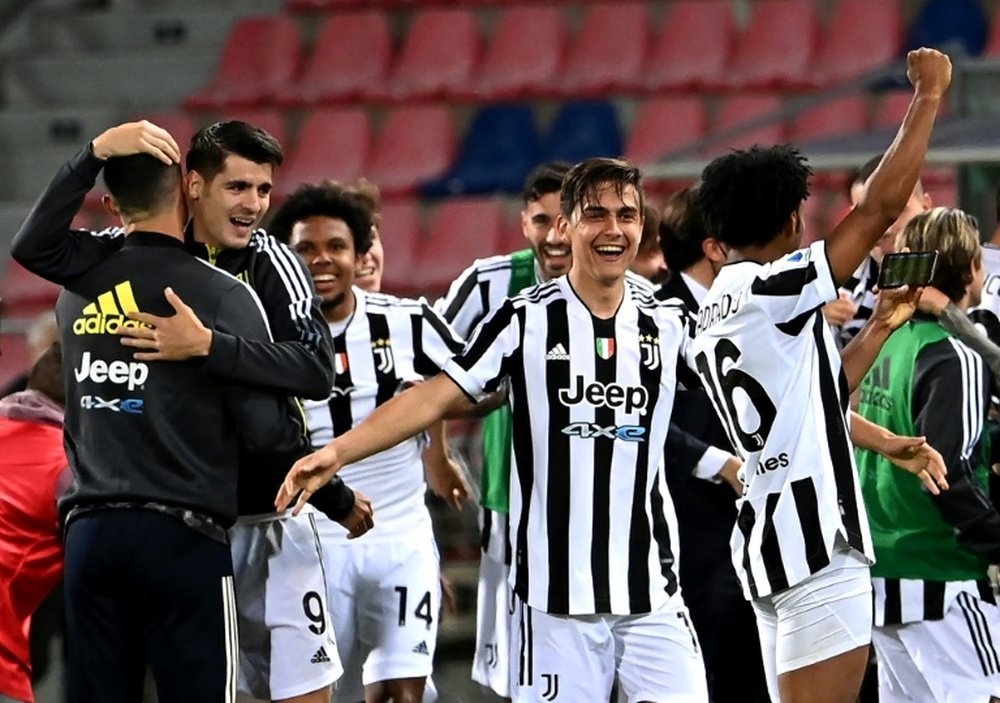 Juventus have qualified for the Champions League after Napoli only drew with Verona. AFP