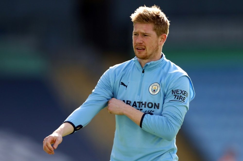 Manchester City midfielder Kevin De Bruyne. AFP