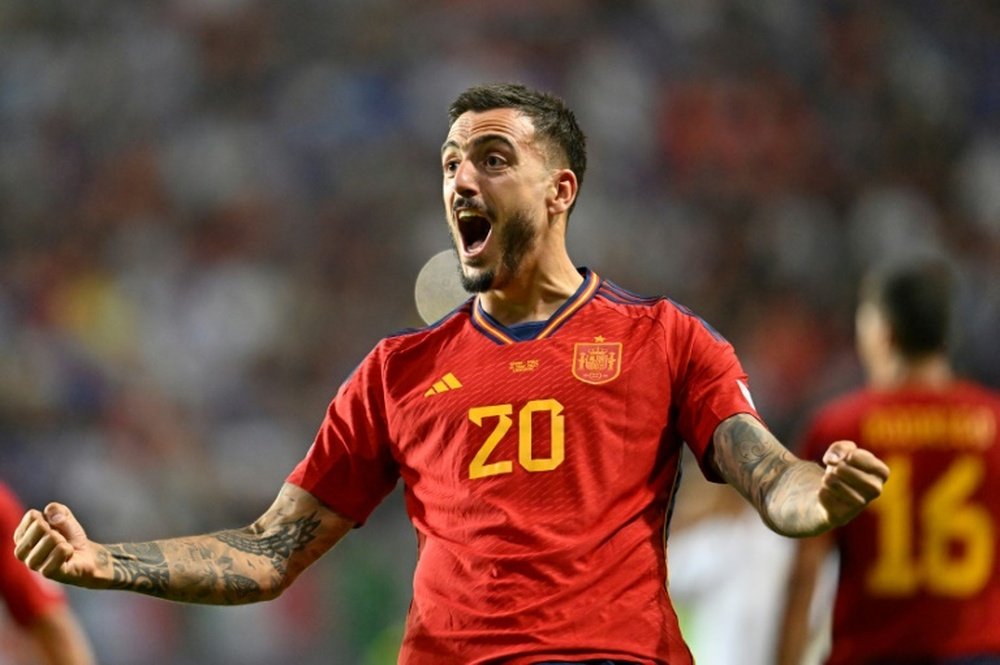 Joselu's poached effort put Spain within reach of their first trophy in over a decade. AFP