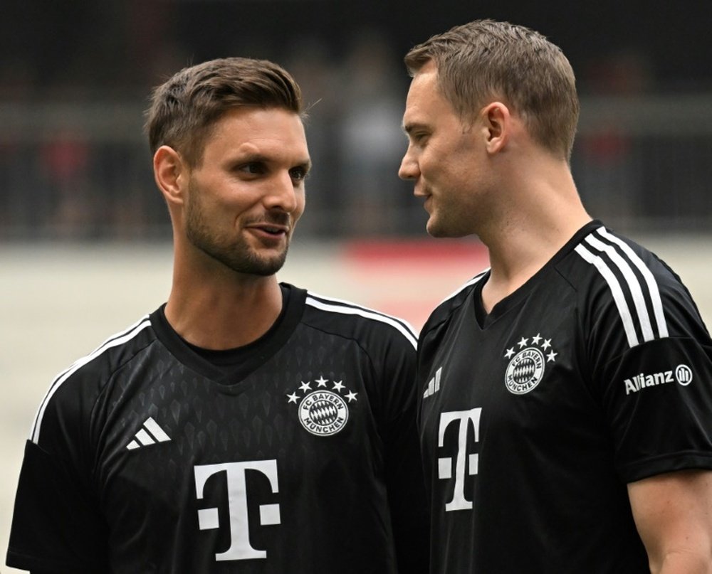 Neuer broke his leg in December. AFP