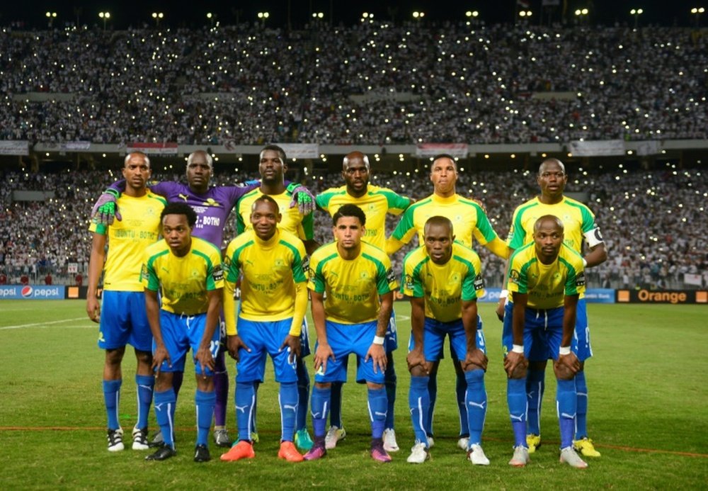 Mamelodi Sundowns got a 1-2 victory at Mazembe. AFP