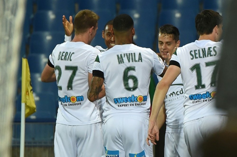 Hamouma scored the only goal of the game early on. AFP