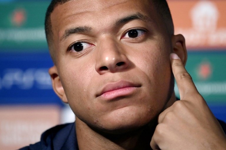 Kylian Mbappe has been mocked for laughing at calls to go green. AFP