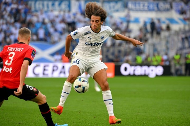 Guendouzi scores both goals in 1-1 draw as OM move top of Ligue 1