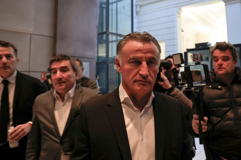 Galtier was accused of making racist remarks when he was manager of Nice. AFP