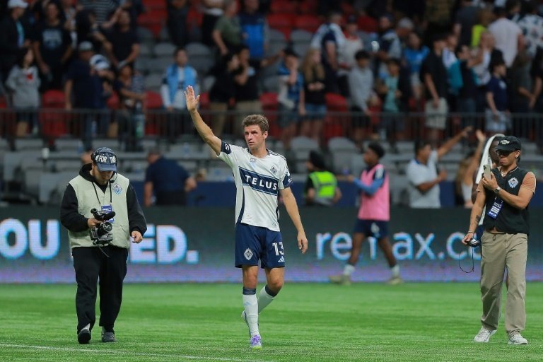 German great Mueller has goal ruled out on MLS debut for Vancouver. AFP
